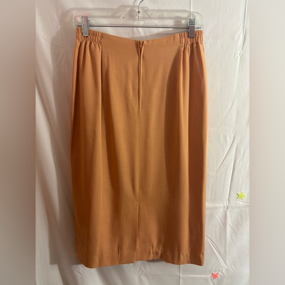 VTG Solini New York Peach Western Beaded Fringe Blazer/Skirt Set Size 10 - Picture 13 of 16